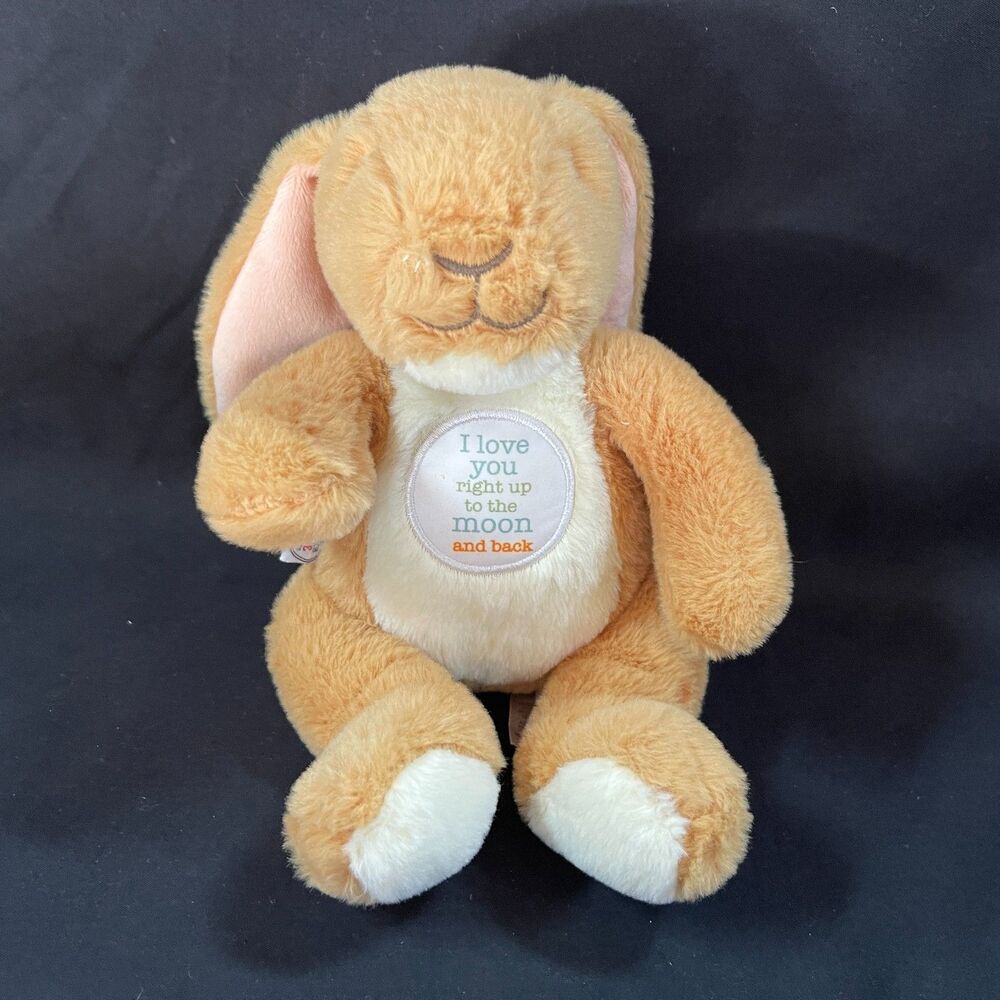I Love You Right Up to the Moon and Back Bunny Rabbit Plush Toy 7”